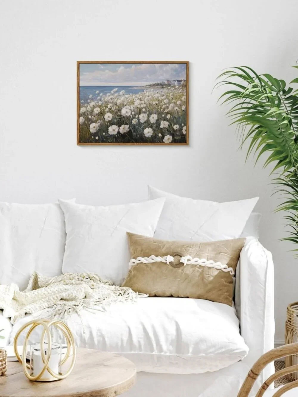 Vintage Coastal Wildflower Canvas Art 12